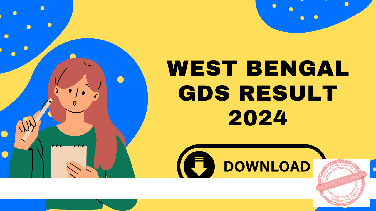 West Bengal GDS Result 2024