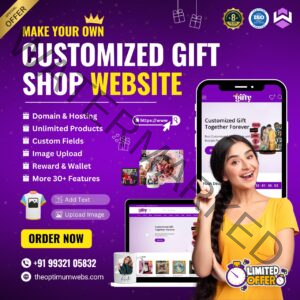 Customized WordPress Gift Shop Website